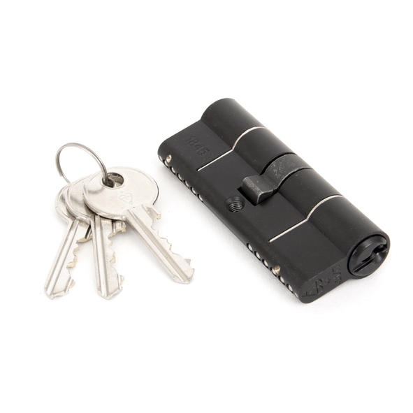 90239 • 40 x 40mm • Black • From The Anvil 6 Pin Euro Double Cylinder Keyed Alike