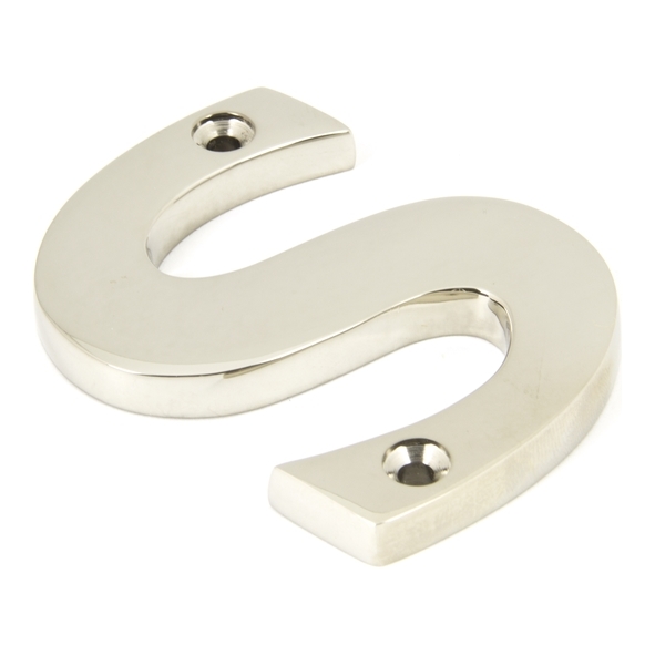 90303S • 78mm • Polished Nickel • From The Anvil Letter S