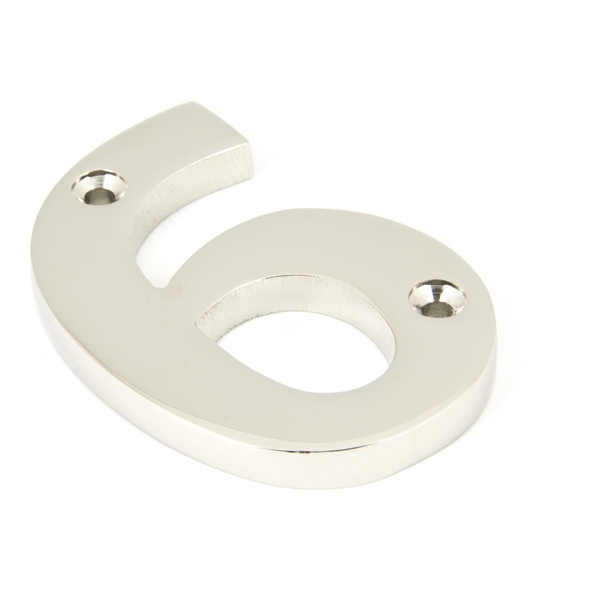 90316 • 78mm • Polished Nickel • From The Anvil Numeral 6