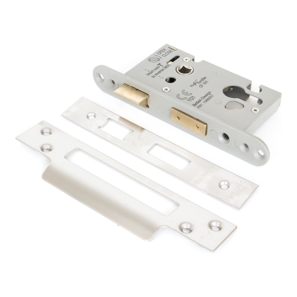 91095 • 064mm [044mm] • Satin Stainless • From The Anvil Euro Profile Sash Lock