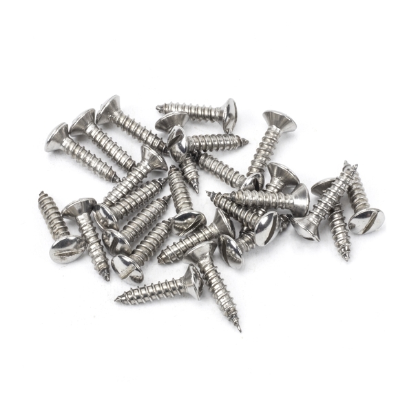 91249 • 8x¾ • Stainless Steel • From The Anvil Countersunk Raised Head Screws