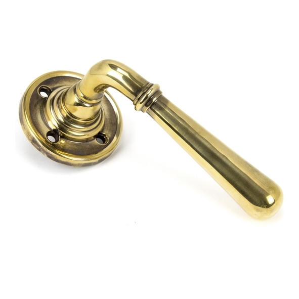 91418  60 x 8mm  Aged Brass  From The Anvil Newbury Lever on Rose Set