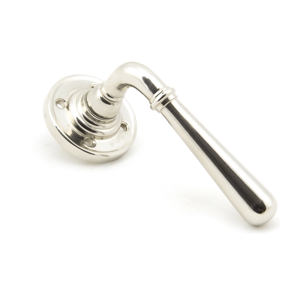 91432  60 x 8mm  Polished Nickel  From The Anvil Newbury Lever on Rose Set