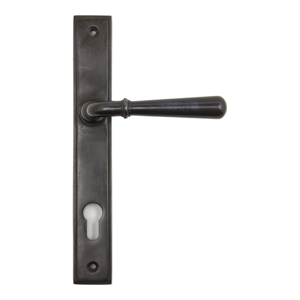 91434 • 244 x 36 x 13mm • Aged Bronze • From The Anvil Newbury Slimline Lever Espag. Lock Set