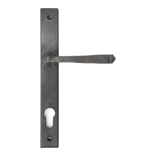 91484 • 242mm x 32mm x 13mm • External Beeswax • From The Anvil Avon Slimline Lever Espag. Lock Set