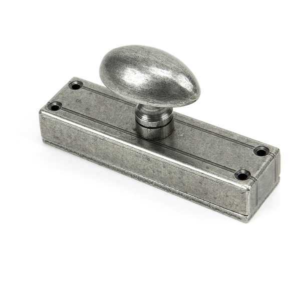 91789 • 130mm x 35mm • Pewter Patina • From The Anvil knob for Cremone Bolt
