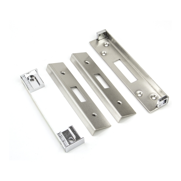 91844 • ½ • Satin Stainless • From The Anvil Euro Dead Lock Rebate Kit