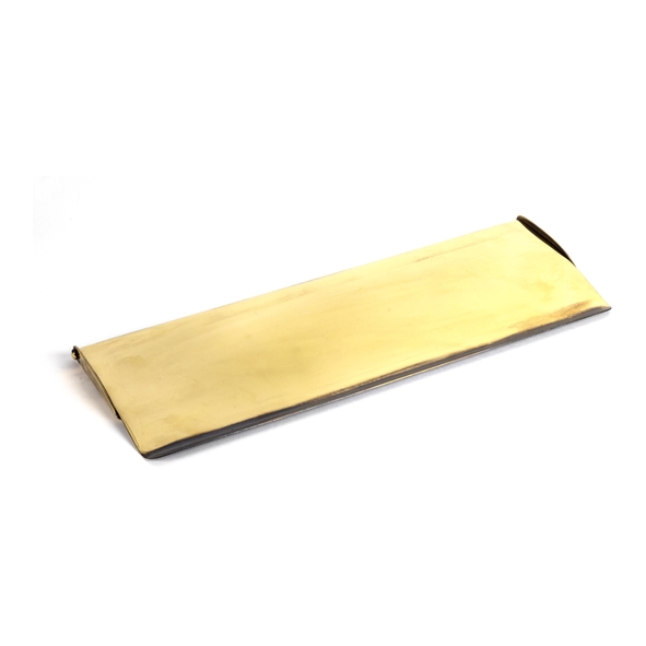 91883 � 354 x 130mm � Aged Brass � From The Anvil Large Letter Plate Cover
