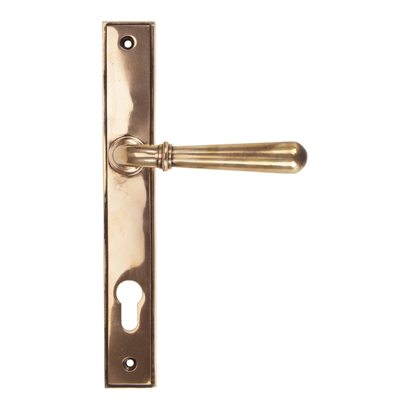 91918 � 244 x 36 x 13mm � Polished Bronze � From The Anvil Newbury Slim Espag Lock Set