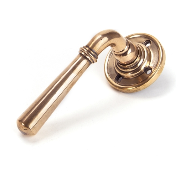 91923  60 x 8mm  Polished Bronze  From The Anvil Newbury Lever on Rose Set