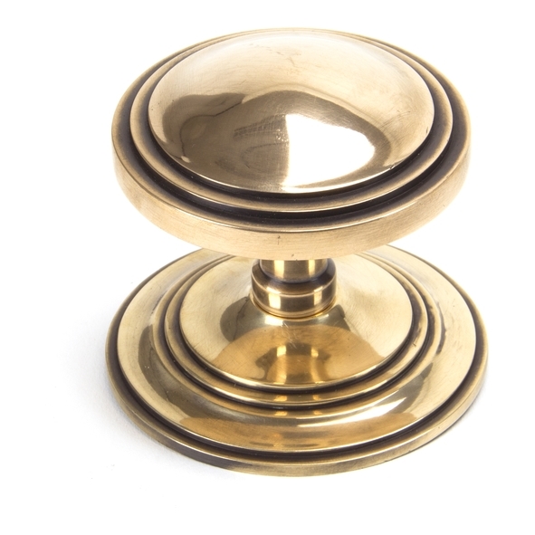 91946 • 81mm • Polished Bronze • From The Anvil Art Deco Centre Door Knob
