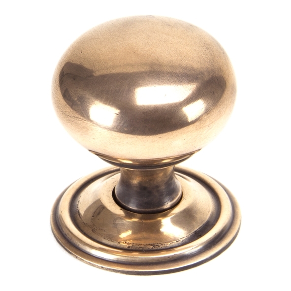 91949 • 38mm Ø • Polished Bronze • From The Anvil Mushroom Cabinet Knob