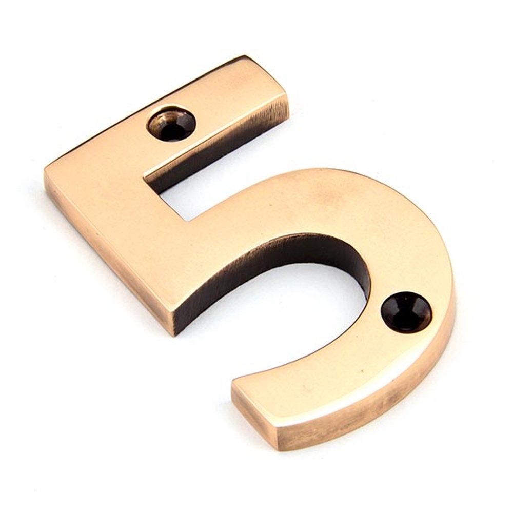 From The Anvil Polished Bronze Numerals & Letters