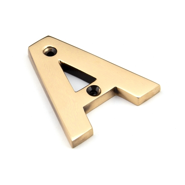 92031A  78mm  Polished Bronze  From The Anvil Letter A