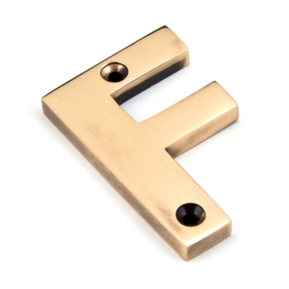 92031F • 78mm • Polished Bronze • From The Anvil Letter F