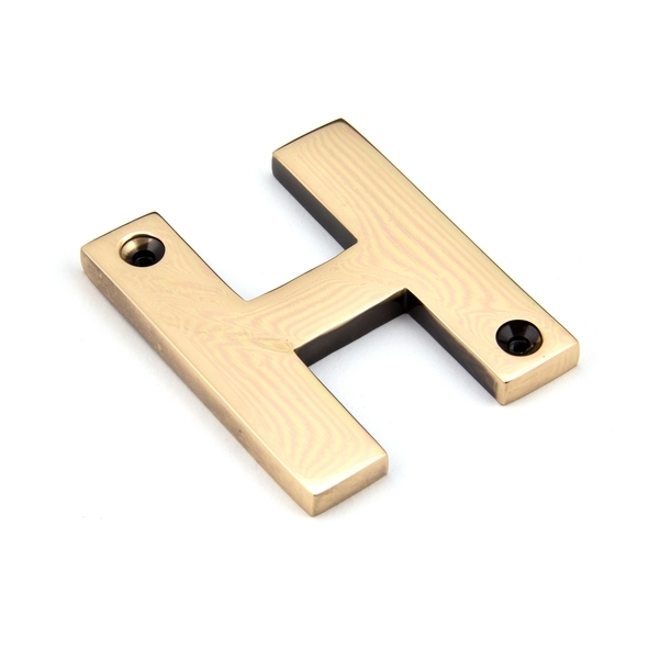 92031H  78mm  Polished Bronze  From The Anvil Letter H