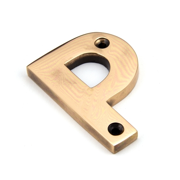 92031P • 78mm • Polished Bronze • From The Anvil Letter P