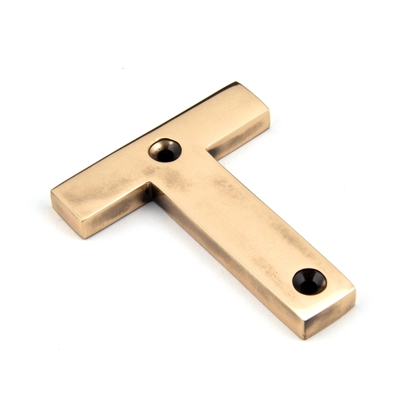 92031T • 78mm • Polished Bronze • From The Anvil Letter T