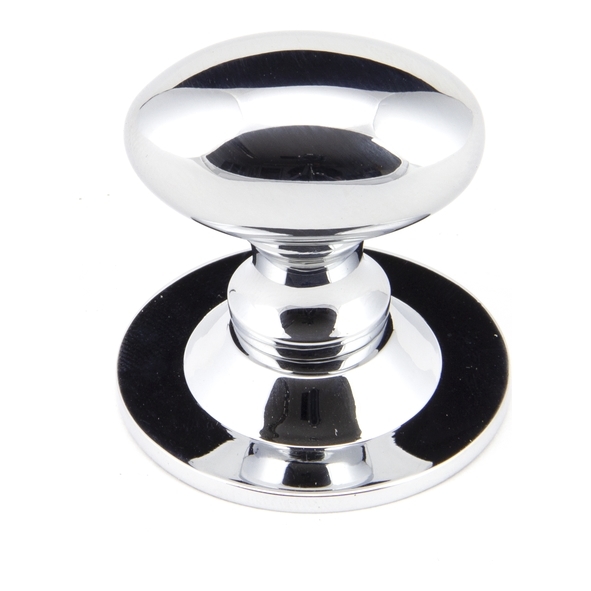92034 • 33 x 22mm • Polished Chrome • From The Anvil Oval Cabinet Knob