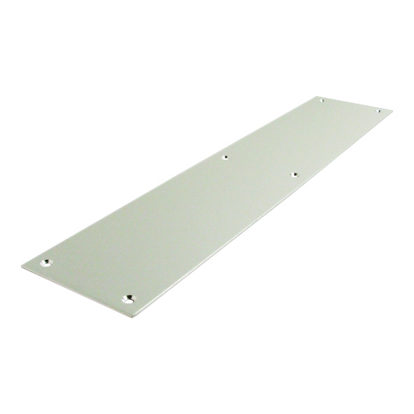 826.00364.272  350 x 75 x 1.5mm  Polished Aluminium  Rectangular Finger Plate