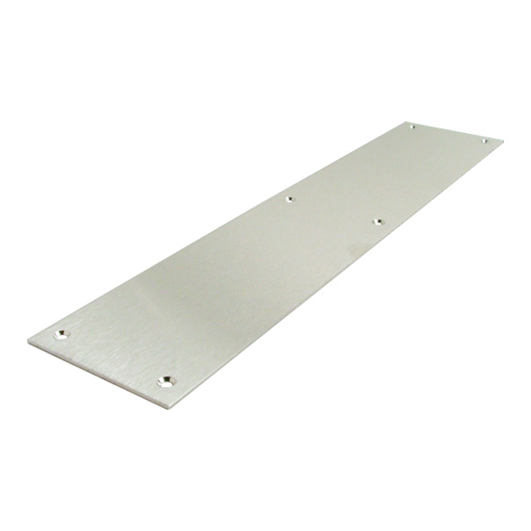 826.00364.205 • 350 x 75 x 1.2mm • Polished Stainless • Format Rectangular Finger Plate