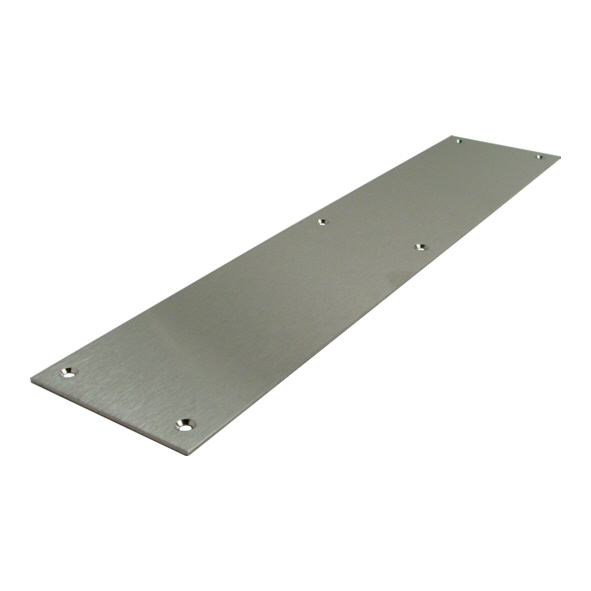 43XX/350-04  350 x 075 x 1.5mm  Satin Stainless  Format Rectangular Finger Plate