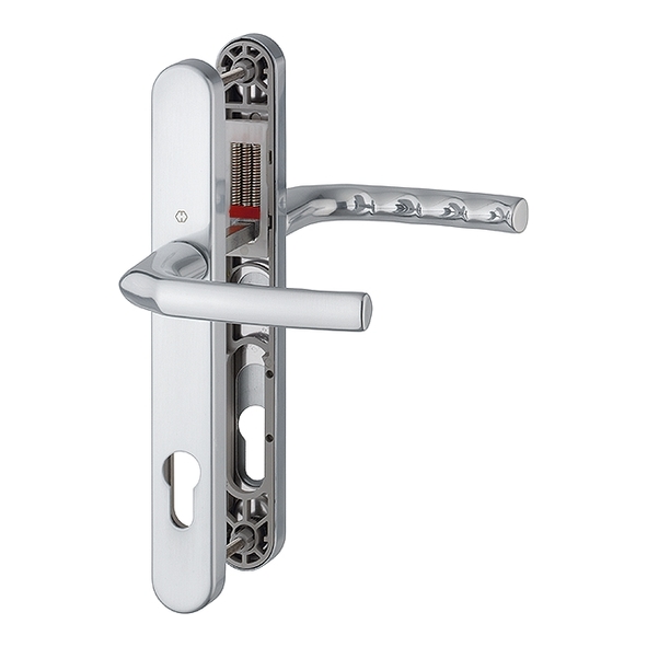 1117-3810-CP  92mm c/c  Polished Chrome  Birmingham Bolt Above Lever Multi Point Lock Furniture