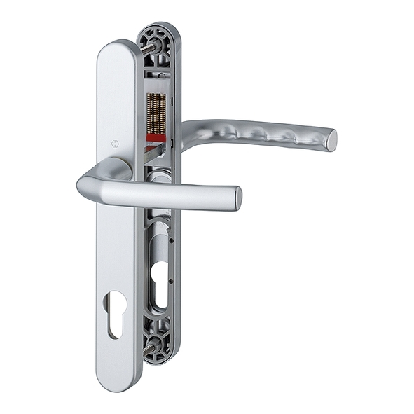 1117-3810-SAA  92mm c/c  Satin Aluminium  Birmingham Bolt Above Lever Multi Point Lock Furniture