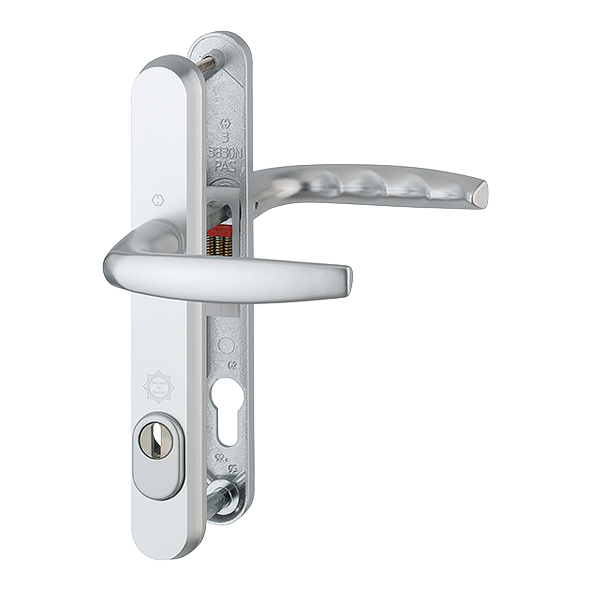 1530-3259-44-SAA  For 44mm Doors  Satin Aluminium  Atlanta PAS24 Bolt Above Lever Multi Point Lock Furniture