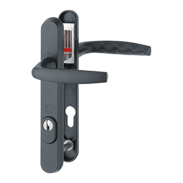 1530-3260-70-BK  For 70mm Doors  Black  Atlanta PAS24 Bolt Below Lever Multi Point Lock Furniture