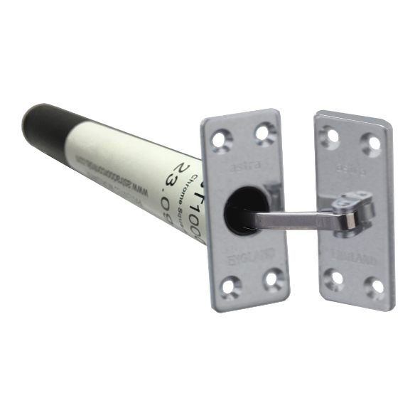 AST1000SFS • Square Plate • Satin Chrome • Astra Heavy Concealed Door Closer