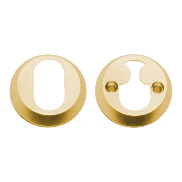 18256-11-PB  11mm  Polished Brass  Assa Internal & External Escutcheon Set