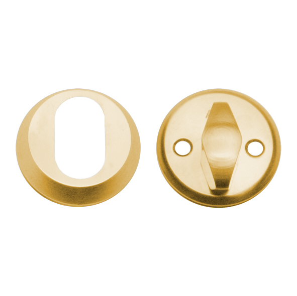 256-11-PB  11mm  Polished Brass  Assa Internal Turn & External Escutcheon