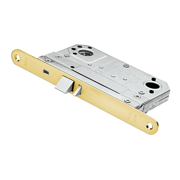 8762-70-PB  098mm [70mm]  Polished Brass  Assa Modular Deadlocking Emergency Nightlatch With Key Holdback