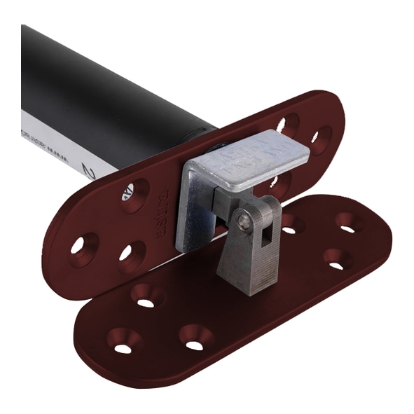 AST3003DBR  Radiused Plate  Dark Bronze  Astra Concealed Door Closer