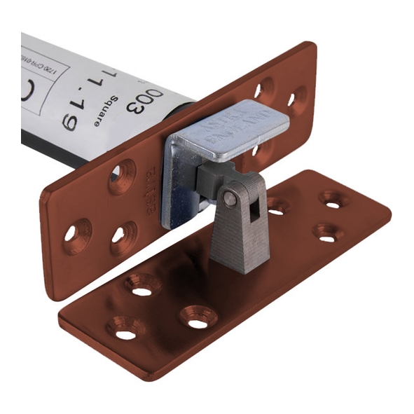 AST4003BZS • Square Plate • Bronze Plated • Astra Concealed Door Closer