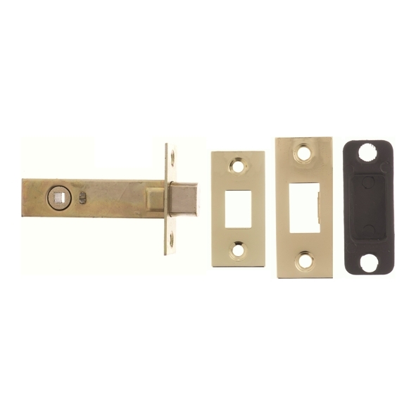 ADB3PB  076mm [057mm]  Polished Brass Plated  Atlantic Heavy Tubular Deadbolt