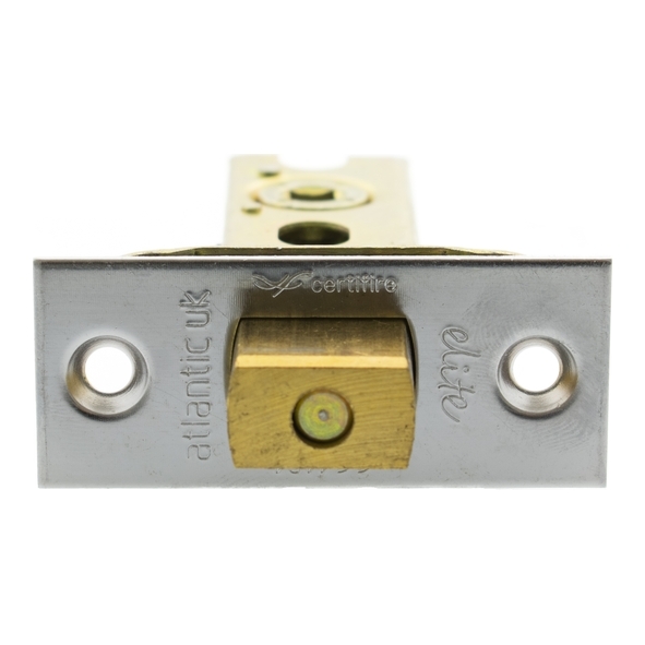 ADBCE25PC • 064mm [044mm] • Polished Chrome • Atlantic Tubular Fire Rated CE Deadbolt