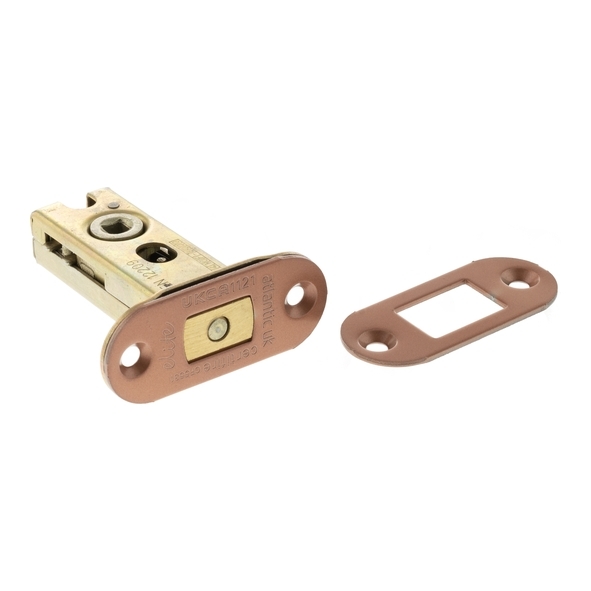 ADBRCE25USC • 064mm [044mm] • Urban Satin Copper • Atlantic Radiused Tubular Fire Rated CE Deadbolt