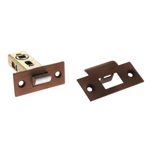 AL25AC • 064mm [044mm] • Antique Copper • Atlantic Heavy Tubular Latch