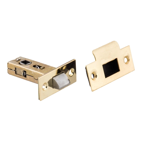 AL25PB • 064mm [044mm] • Polished Brass Plated • Atlantic Heavy Tubular Latch