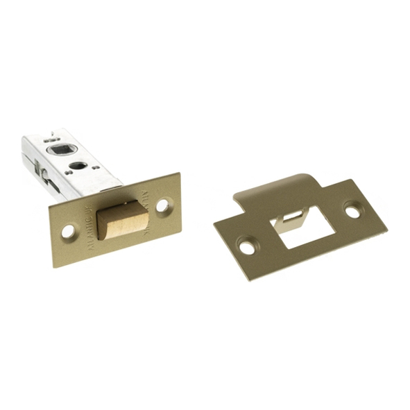 AL25SB • 064mm [044mm] • Satin Brass • Atlantic Heavy Tubular Latch