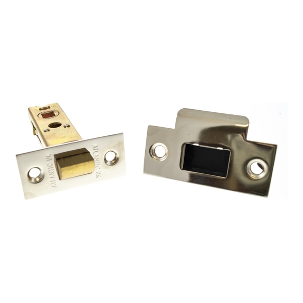 AL3PN • 076mm [057mm] • Polished Nickel • Atlantic Heavy Tubular Latch