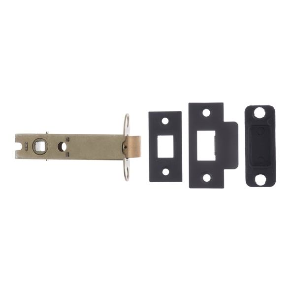 AL4MB • 100mm [076mm] • Matt Black • Atlantic Heavy Tubular Latch