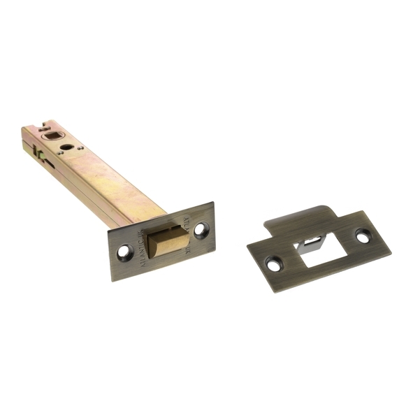 AL6AB • 150mm [125mm] • Antique Brass • Atlantic Heavy Tubular Latch