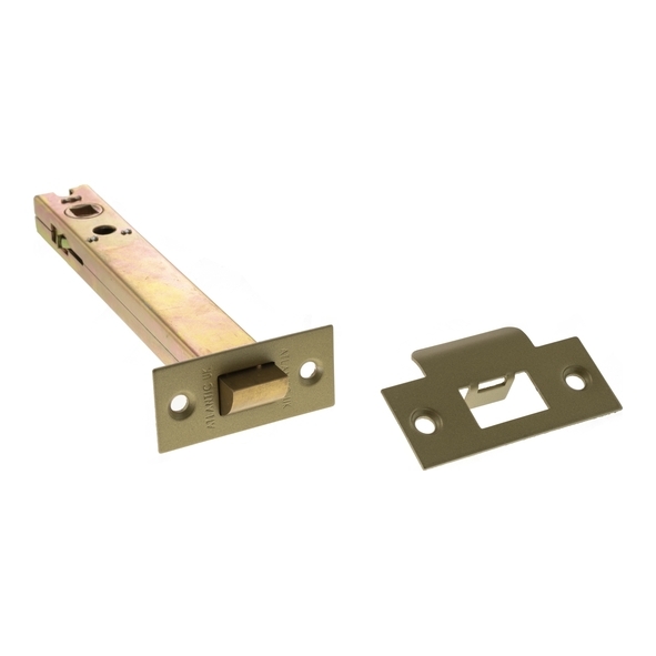 AL6SB  150mm [125mm]  Satin Brass  Atlantic Heavy Tubular Latch