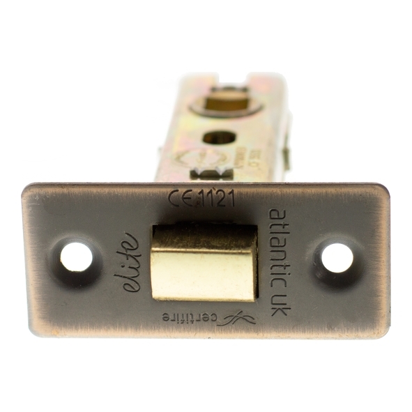 ALCE25AC • 064mm [044mm] • Antique Copper • Atlantic Tubular Fire Rated CE Latch