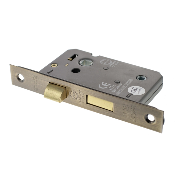 ALKBATH25AB • 065mm [044mm] • Antique Brass • Atlantic CE Marked Bathroom Lock