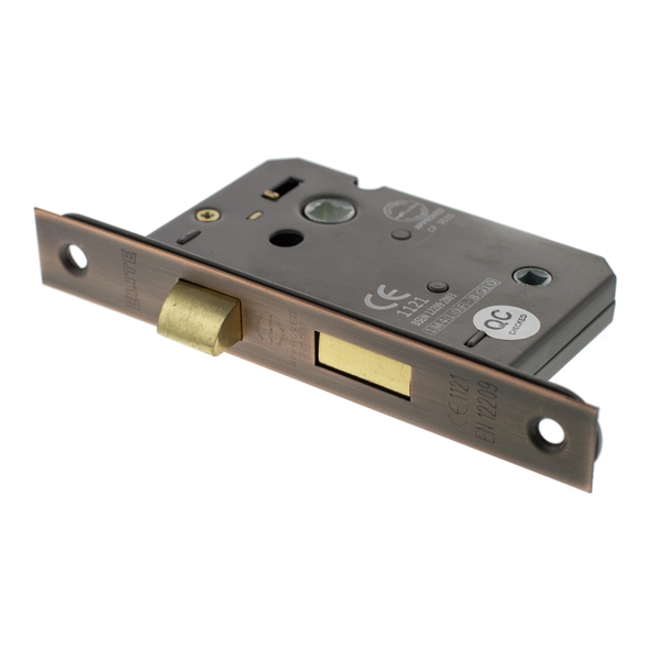 ALKBATH25AC • 065mm [044mm] • Antique Copper • Atlantic CE Marked Bathroom Lock