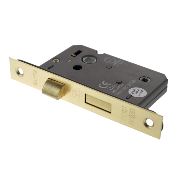 ALKBATH25SB • 065mm [044mm] • Satin Brass • Atlantic CE Marked Bathroom Lock